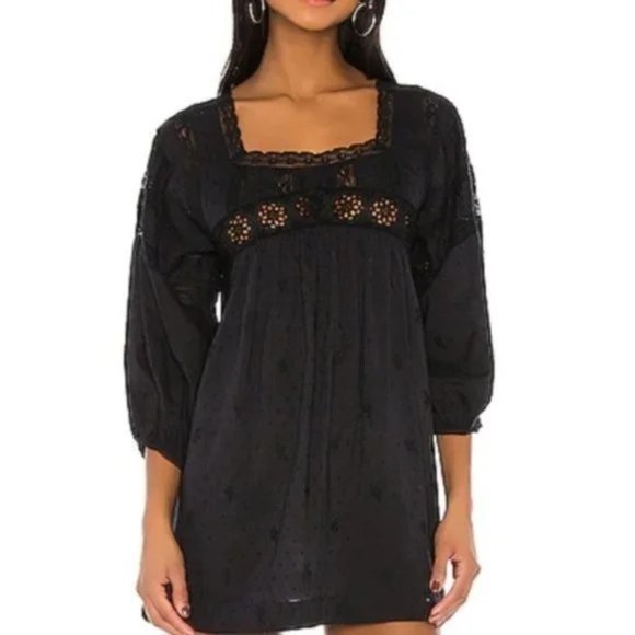Free People Azalea Lace Tunic Dress. XS - Picture 2 of 13